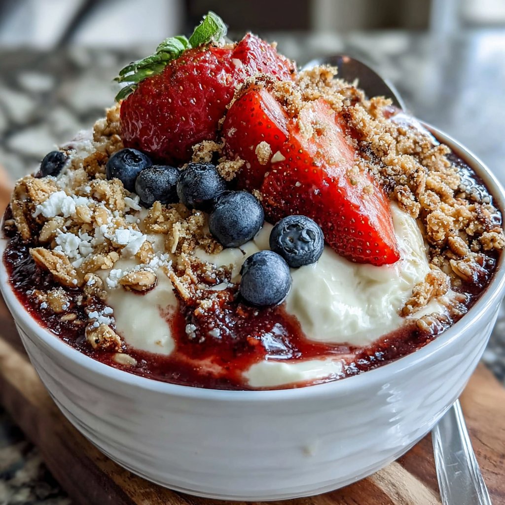 Berry Smoothie Bowl for Guests