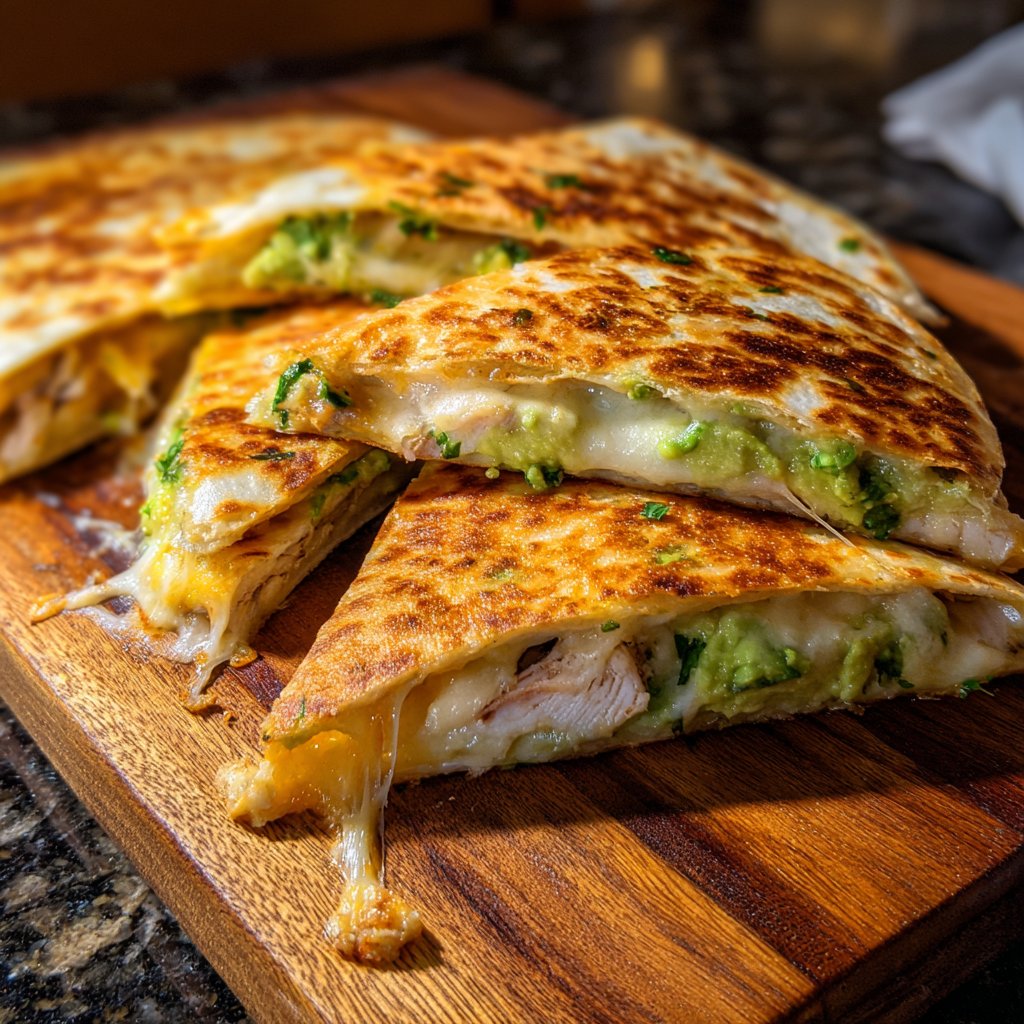 Spicy Turkey and Avocado Quesadillas