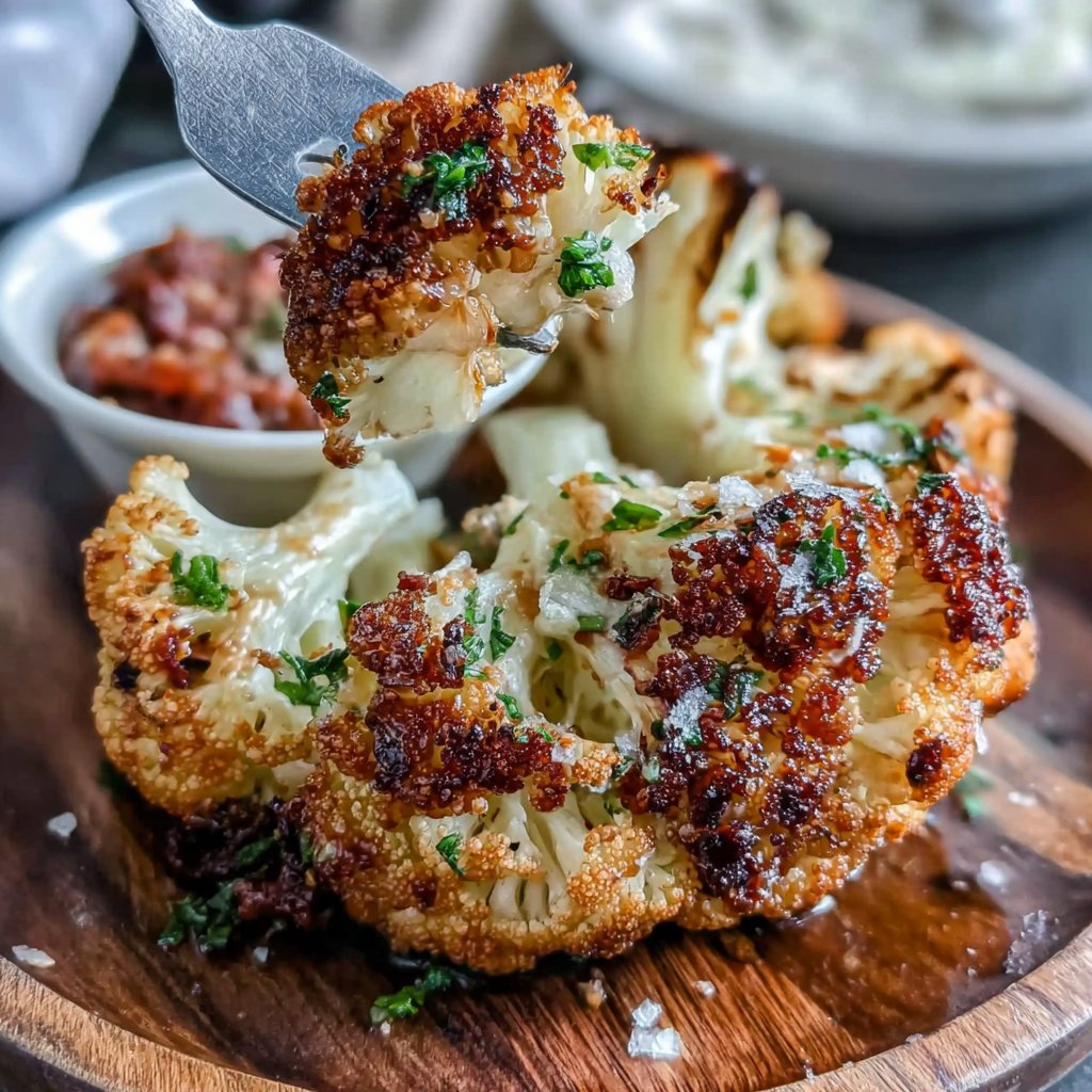 Roasted Cauliflower with Turmeric