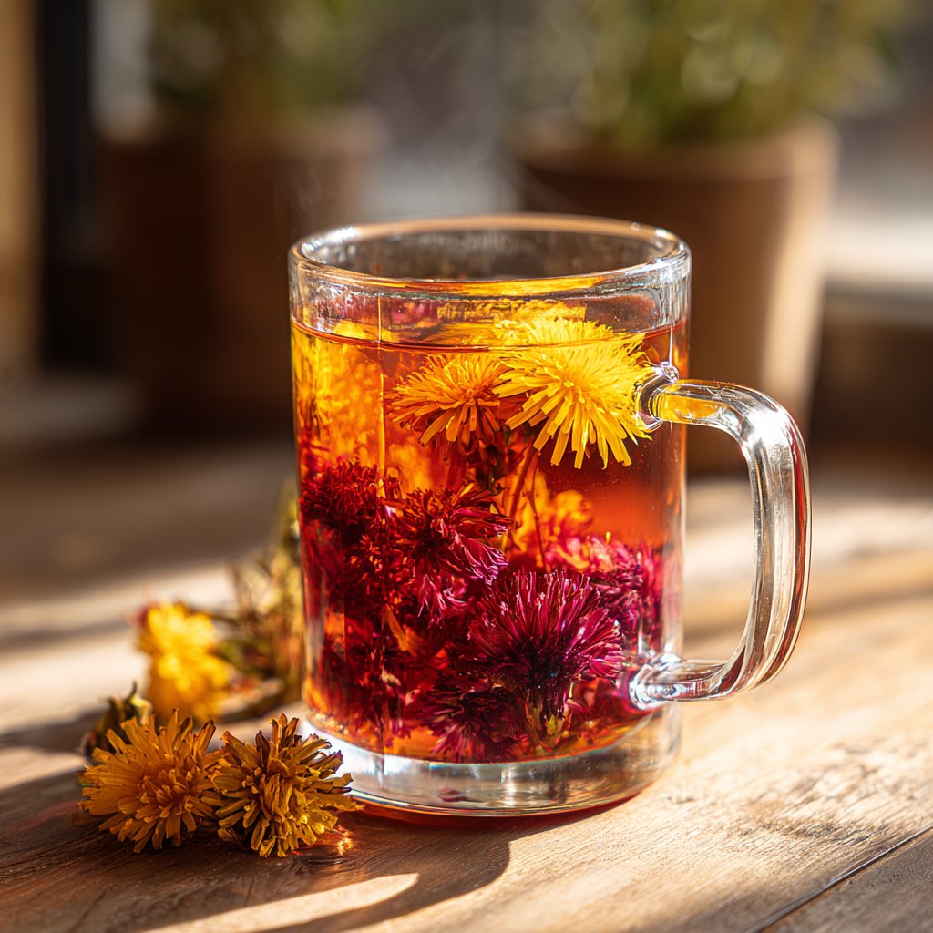 Dandelion and Berry Tea