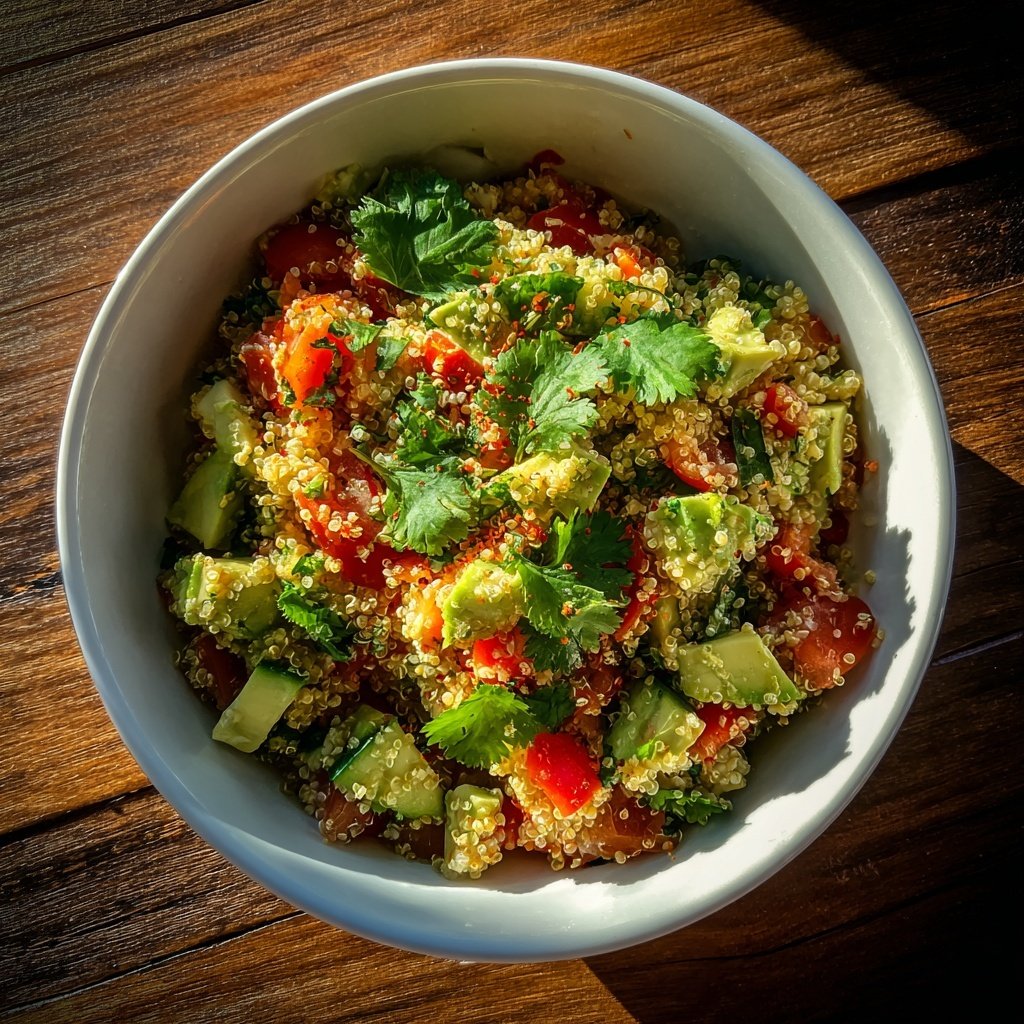 Healthy Avocado Quinoa Salad