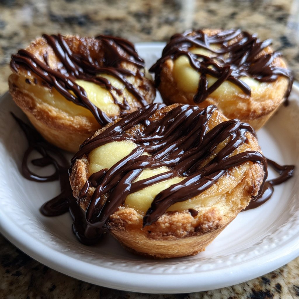 Mini Chocolate Cream Tarts